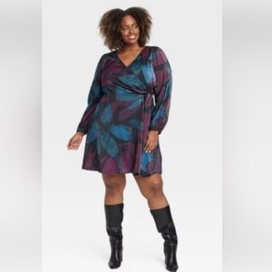 Ava & Viv Long Sleeve Mini Dress